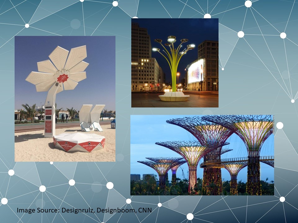 Innovative Designs of Solar Trees